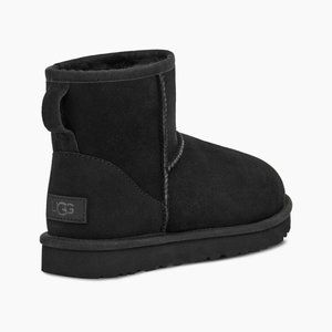 UGG Classic Mini II Genuine Shearling Lined Boots, Black